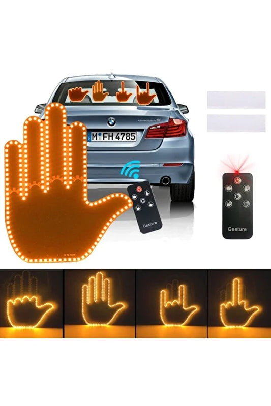 Semn LED auto cu telecomandă – 4 moduri, efect vizual strălucitor, TL42