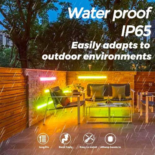 Bandă LED RGB Exterior 120 LED/m IP65 – 5 m Multicolor, TL62