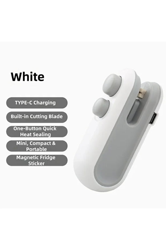 Mini Mașină de Sigilat Pungi Portabilă USB – Păstrează Gustările Proaspete, TL11