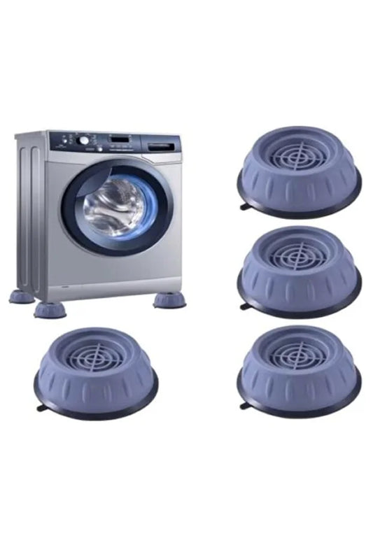 Set 4 Suporți Anti-Vibrații – Reduce Zgomotul, Protejează Podeaua, Antiderapant, TL12