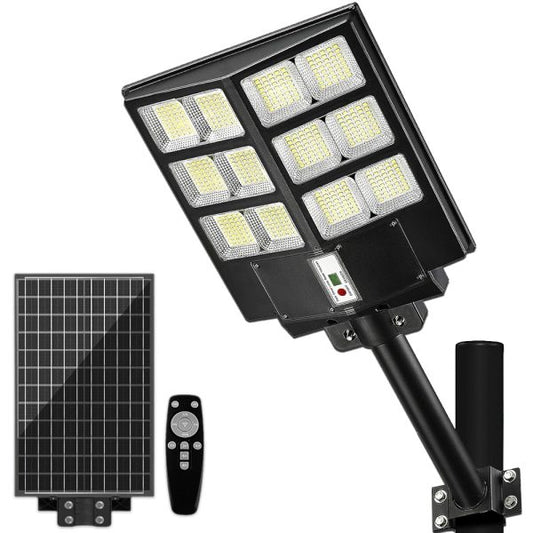Lampă Solară LED 600W cu Panou Monocristalin – 480 LED + Telecomandă, TL18