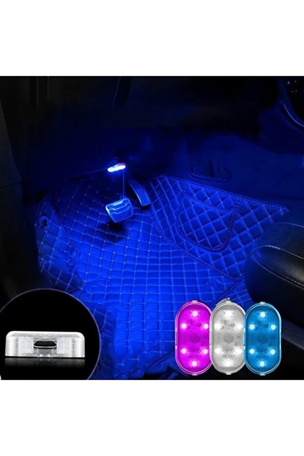 Lumină LED Auto Tactilă – Iluminare Ambientală 3 Culori, USB, Touch Control, TL10