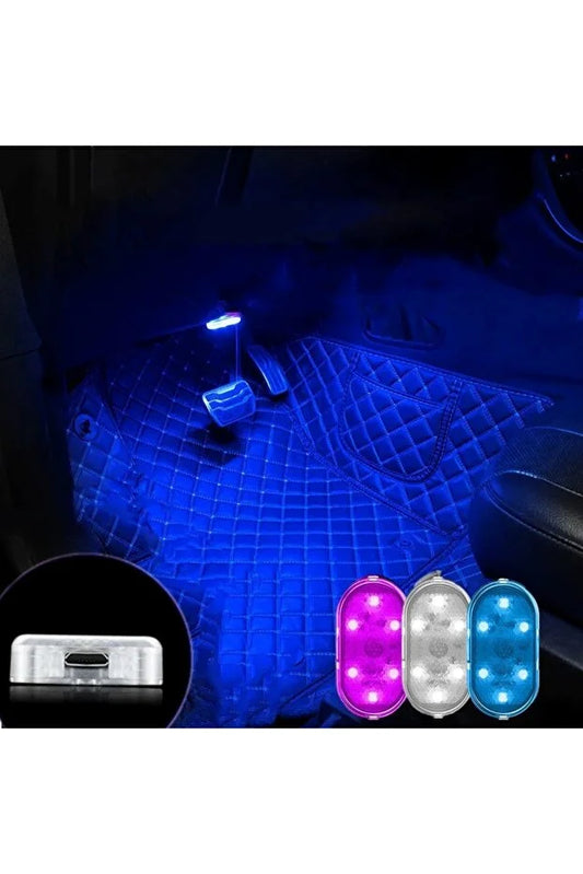 Lumină LED Auto Tactilă – Iluminare Ambientală 3 Culori, USB, Touch Control, TL10
