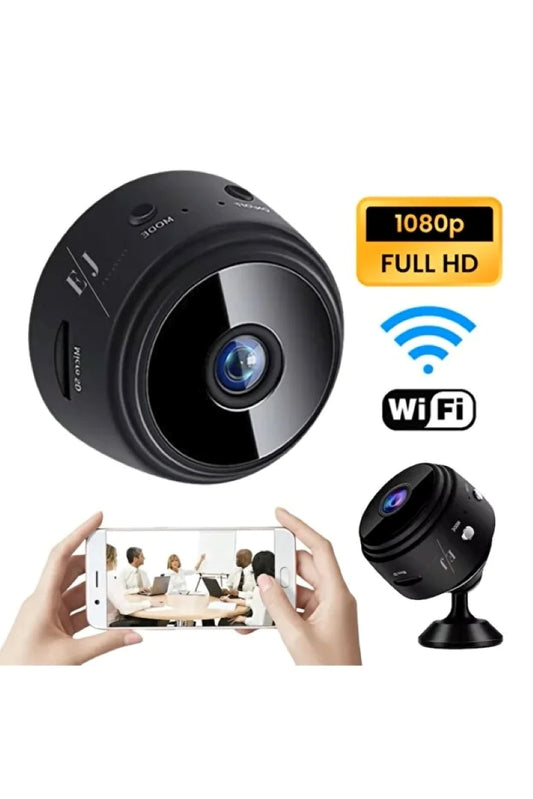Mini Cameră WiFi A9 Full HD – Supraveghere Discretă cu Night Vision & Alertă Mișcare (150°), TL02