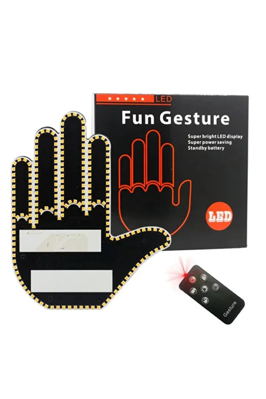 Semn LED auto cu telecomandă – 4 moduri, efect vizual strălucitor, TL42