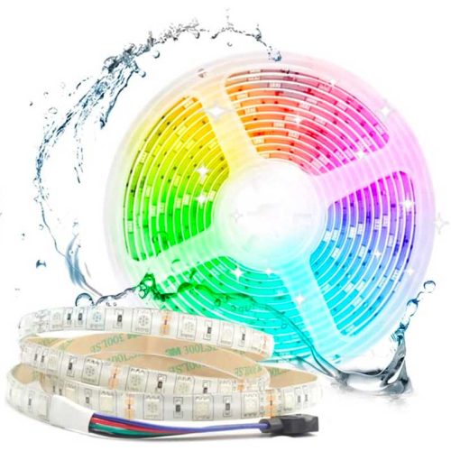 Bandă LED RGB Exterior 120 LED/m IP65 – 5 m Multicolor, TL62
