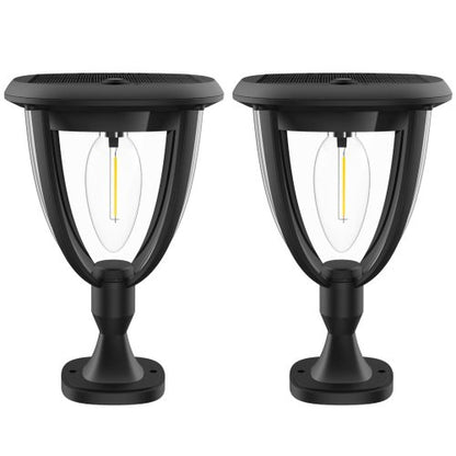 Set 2x Lampă Solară de Perete LED 3-în-1 + Accesorii – Iluminare Alei & Gard, TL23