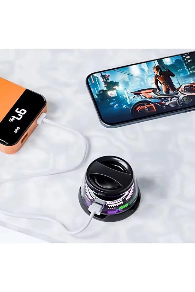 Boxă Bluetooth portabilă G200 – bass puternic, LED RGB & magnetică, TL46