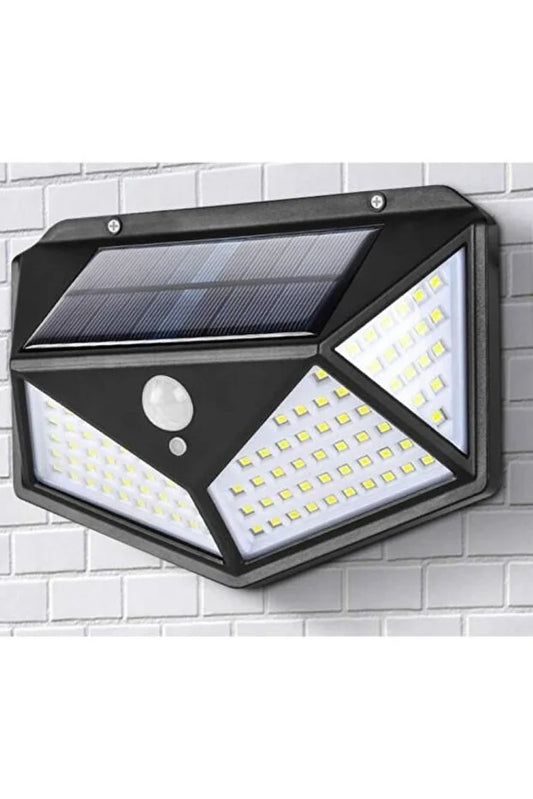 Lampă solară exterior 100 LED cu senzor de mișcare & unghi 270° – IP65, TL53