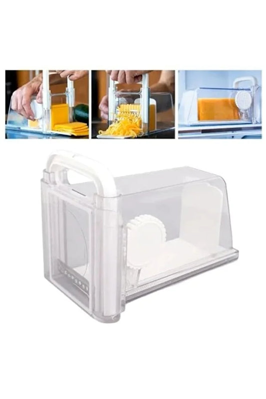 Feliator brânzeturi 4 capete cu recipient – razuire, tăiere și mărunțire, TL43