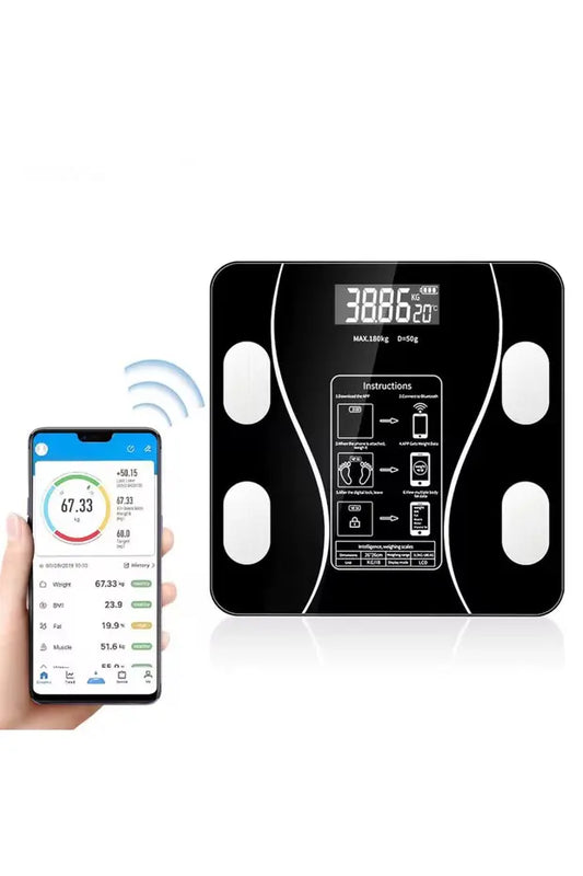 Cântar corporal electronic inteligent cu Bluetooth și aplicație de diagnostic corporal, TL39