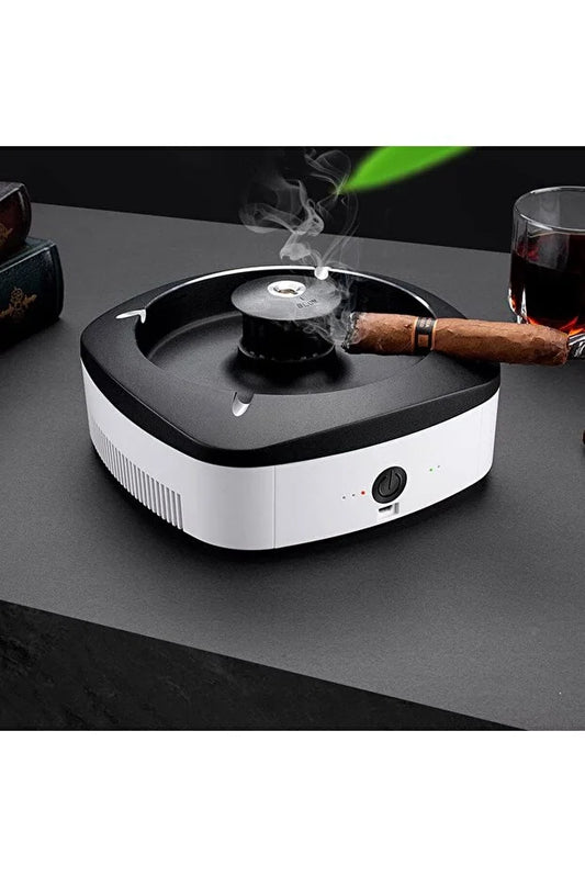 Scrumieră electrică fără fum cu absorbție automată – reduce mirosul, pentru interior și exterior, TL29