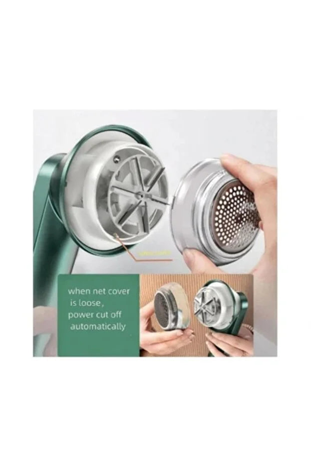 Mini Aparat Îndepărtare Scame Wireless – USB, Haine Curate Rapid, TL13