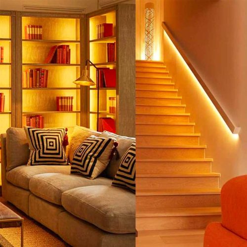 Bandă LED SMD5050 120 LED/m Alb-Cald Exterior IP65 – 5 m, TL69