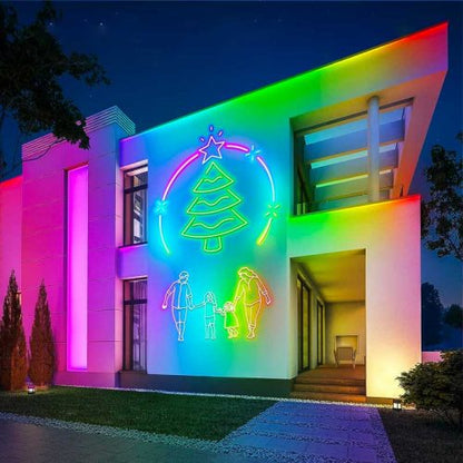 Bandă LED COB 576 LED/m RGB Exterior IP67 5 m – Iluminat Multicolor, TL67