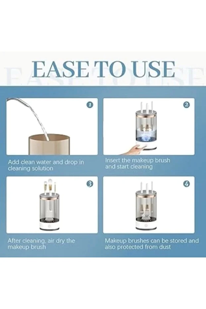 Aparat Curățare Pensule Machiaj Ultrasonic – Curățare Rapidă, Compact & USB, TL03