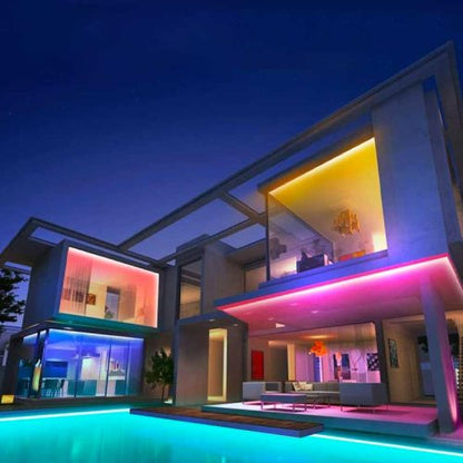 Bandă LED COB 576 LED/m RGB Exterior IP67 5 m – Iluminat Multicolor, TL67