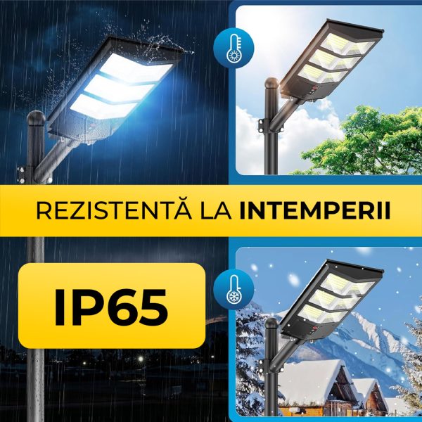 Lampă Solară LED 600W cu Panou Monocristalin – 480 LED + Telecomandă, TL18