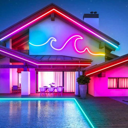 Bandă LED COB 576 LED/m RGB Exterior IP67 5 m – Iluminat Multicolor, TL67