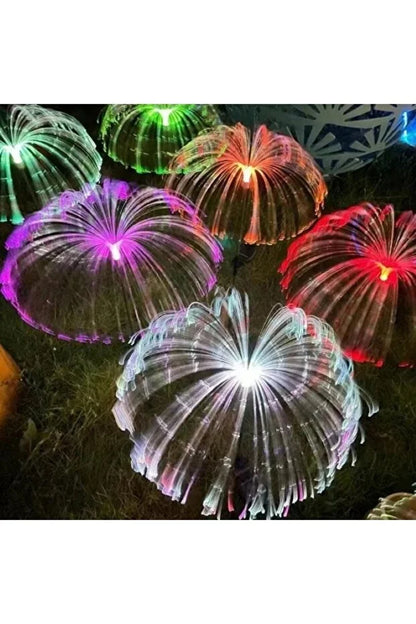 Set 2 lampi solare LED pentru grădină – lumini multicolore IP65, exterior fără cablu, TL32