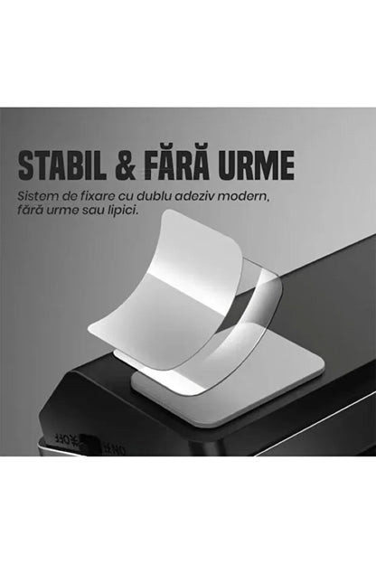 Suport număr telefon auto LED solar – cifre detașabile & fixare adezivă, TL51